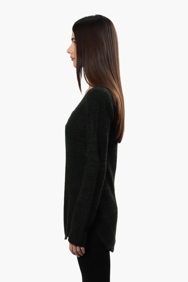 International INC Company Striped Pullover Sweater - Olive sold by Fairweather product image thumbnail 3