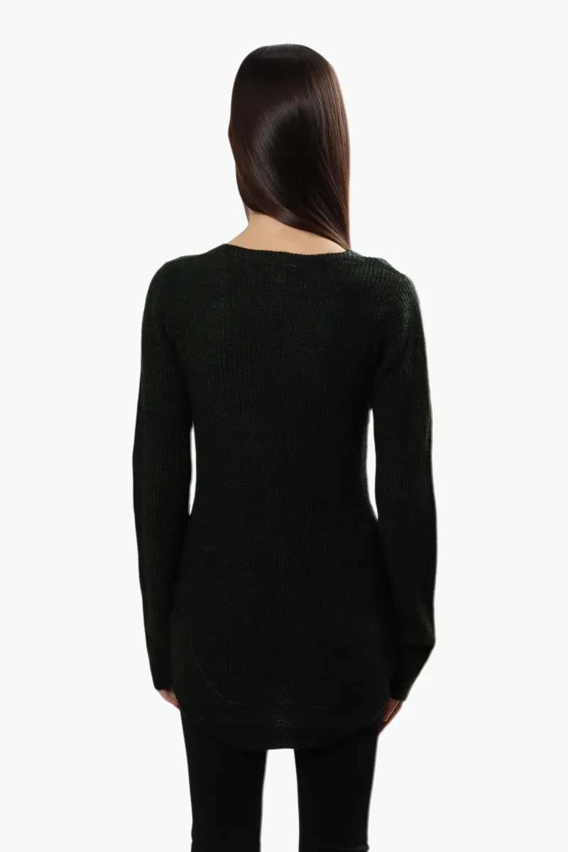 International INC Company Striped Pullover Sweater - Olive sold by Fairweather product image thumbnail 4