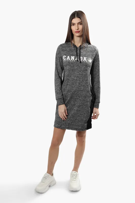 Canada Weather Gear Side Panel Tunic Hoodie - Grey sold by Fairweather