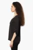 International INC Company Roll Up Sleeve Front Pocket Shirt - Black sold by Fairweather