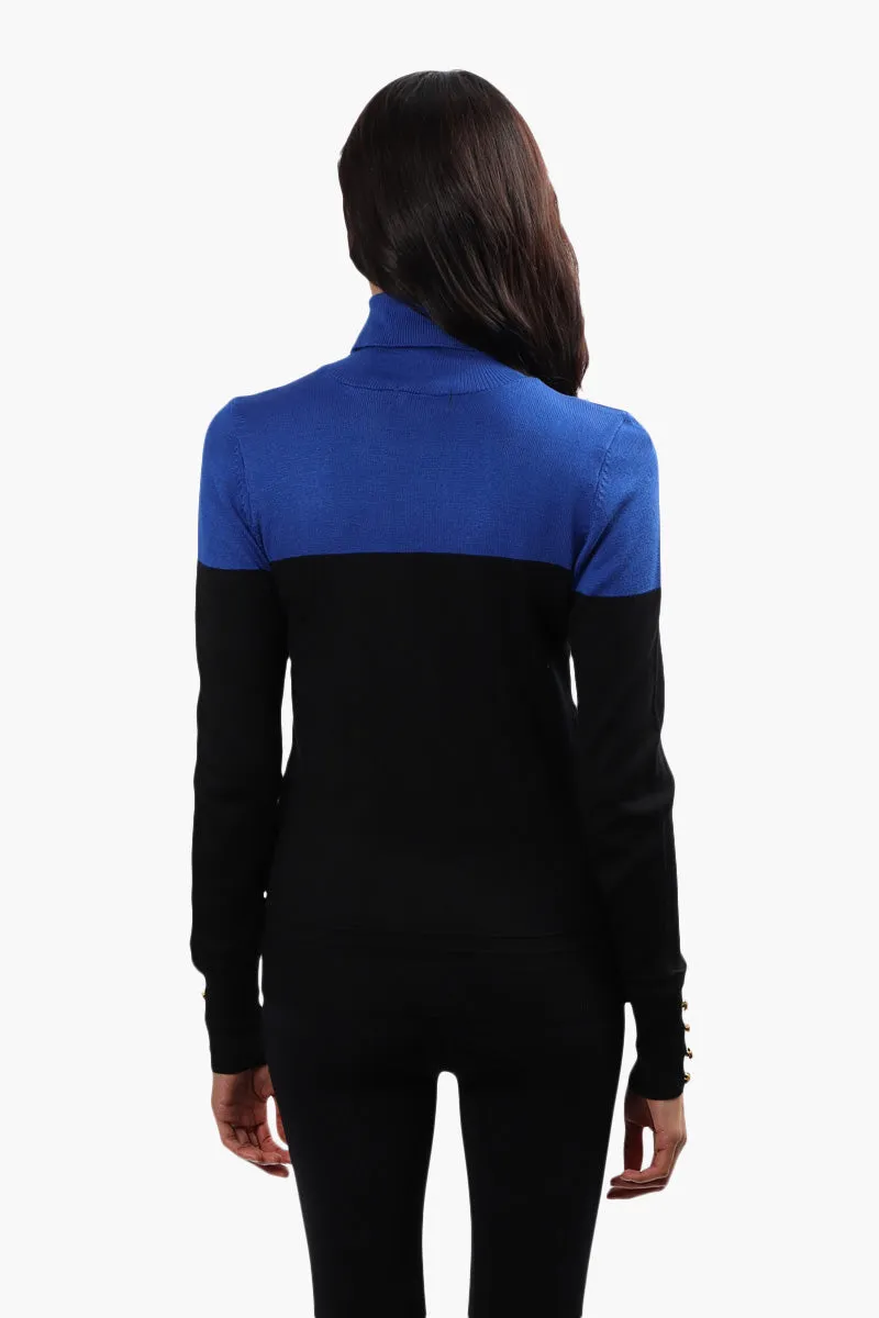 International INC Company Colour Block Pullover Sweater - Blue sold by Fairweather product image thumbnail 4