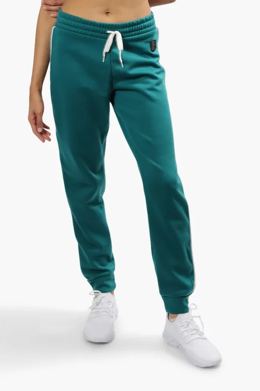 Fahrenheit Solid Piping Detail Joggers - Teal made by Fairweather