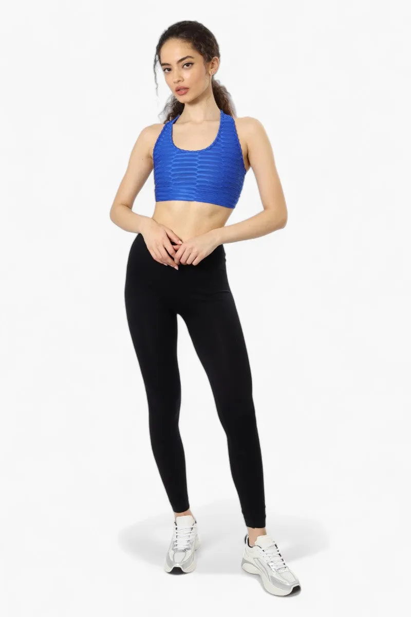 Toxika Basic Waffle Tank Top - Blue sold by Fairweather product image thumbnail 2