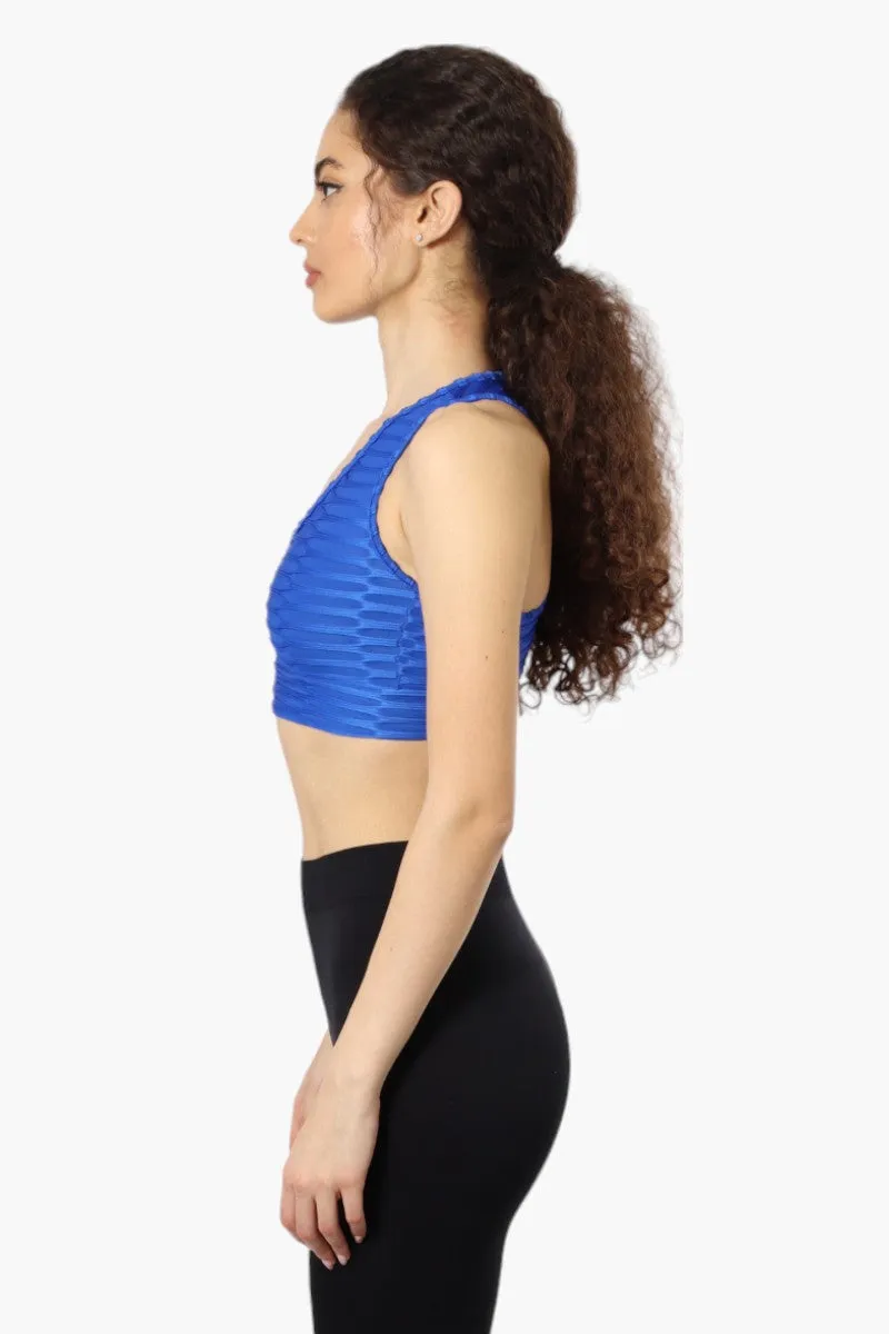 Toxika Basic Waffle Tank Top - Blue sold by Fairweather product image thumbnail 3
