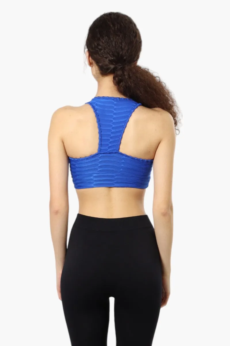 Toxika Basic Waffle Tank Top - Blue sold by Fairweather product image thumbnail 4
