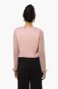 Limite Sheer Sleeve Lurex Blouse - Pink sold by Fairweather