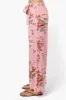 Beechers Brook Floral Belted Palazzo Pants - Pink sold by Fairweather