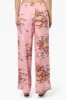 Beechers Brook Floral Belted Palazzo Pants - Pink sold by Fairweather