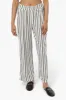 Beechers Brook Striped Wide Leg Pants - White sold by Fairweather