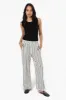 Beechers Brook Striped Wide Leg Pants - White sold by Fairweather