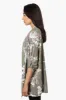 International INC Company Floral Roll Up Sleeve Cardigan - Olive sold by Fairweather