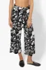 International INC Company Floral Wide Leg Pants - Black sold by Fairweather