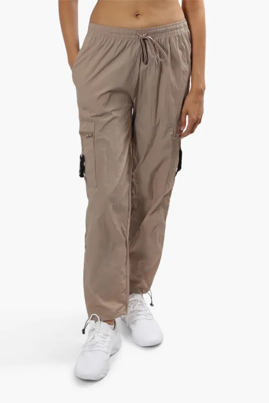 Urbanology Cargo Parachute Pants - Beige sold by Fairweather