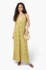 New Look Floral Cinched Waist Maxi Dress - Yellow sold by Fairweather