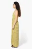 New Look Floral Cinched Waist Maxi Dress - Yellow sold by Fairweather
