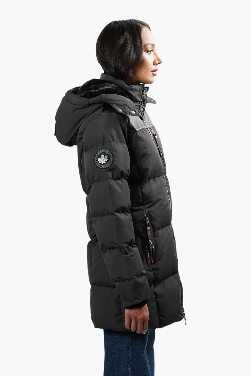 Canada Weather Gear Double Zipper Puffer Parka Jacket - Grey sold by Fairweather product image thumbnail 3