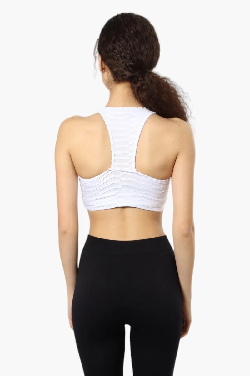 Toxika Basic Waffle Tank Top - White sold by Fairweather product image thumbnail 4