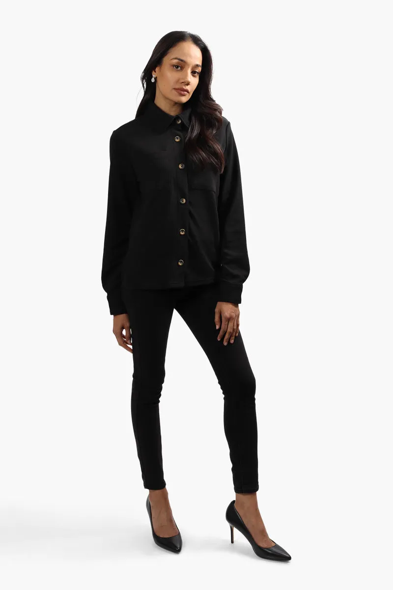 Beechers Brook Double Pocket Button Front Shirt - Black sold by Fairweather product image thumbnail 2