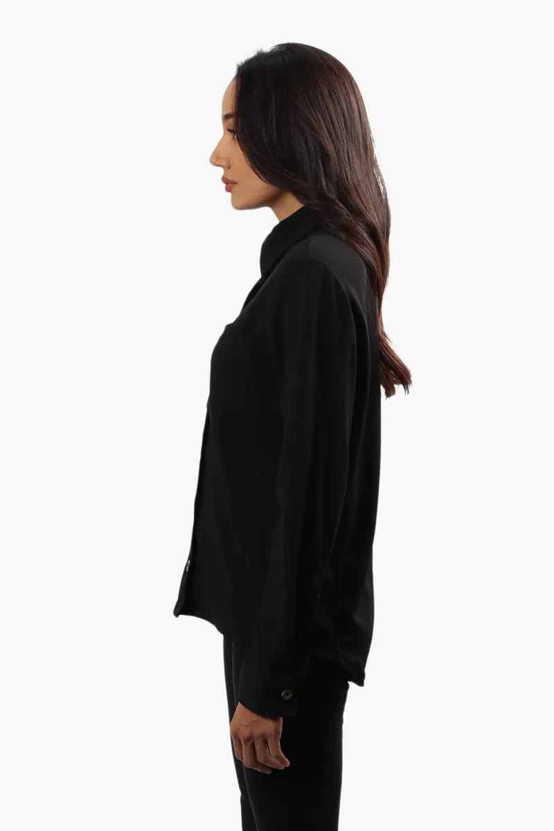 Beechers Brook Double Pocket Button Front Shirt - Black sold by Fairweather product image thumbnail 3