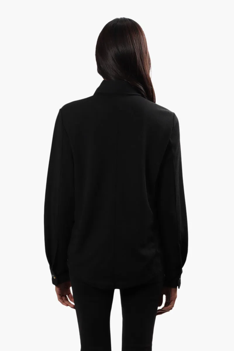 Beechers Brook Double Pocket Button Front Shirt - Black sold by Fairweather product image thumbnail 4