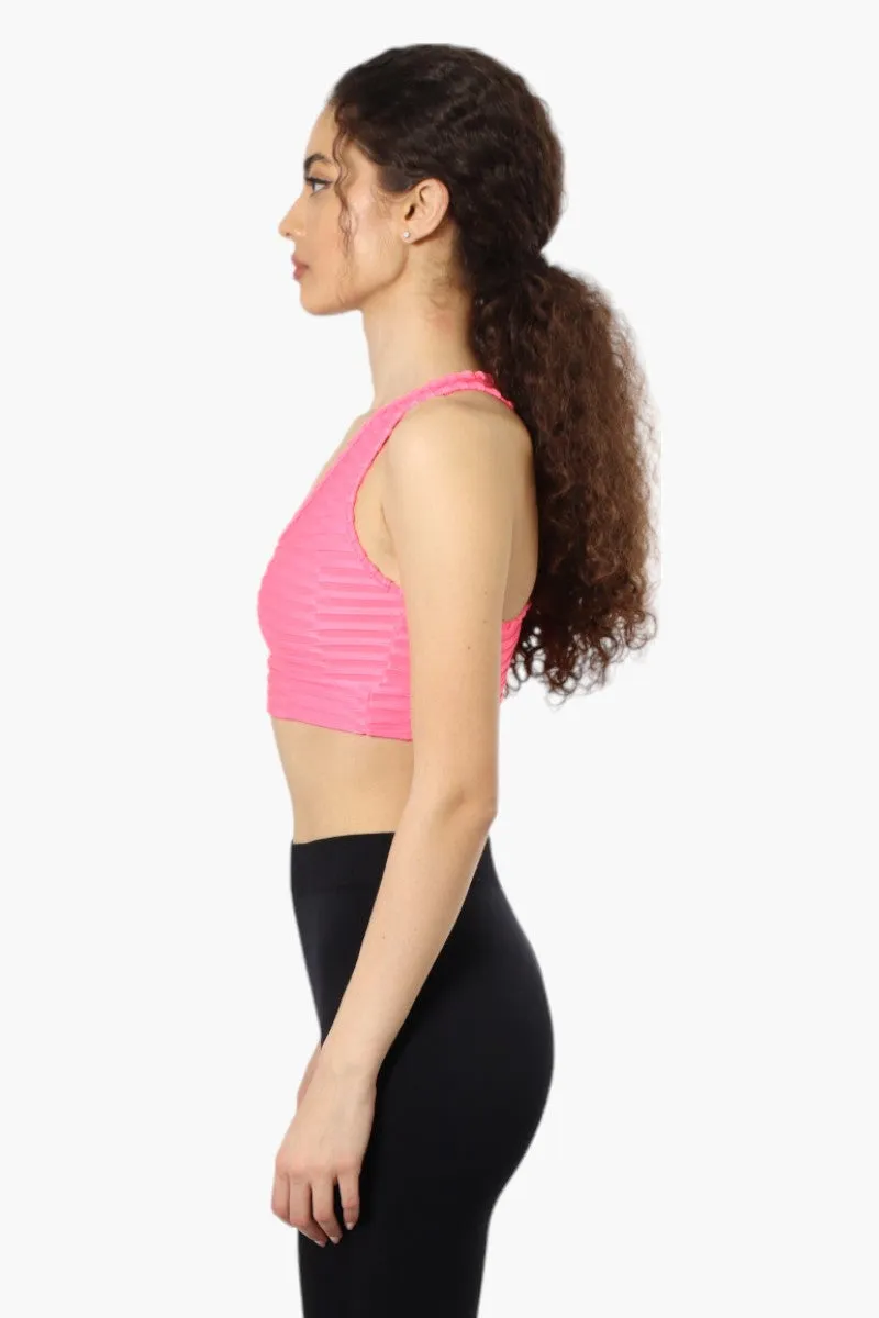 Toxika Basic Waffle Tank Top - Pink sold by Fairweather product image thumbnail 3