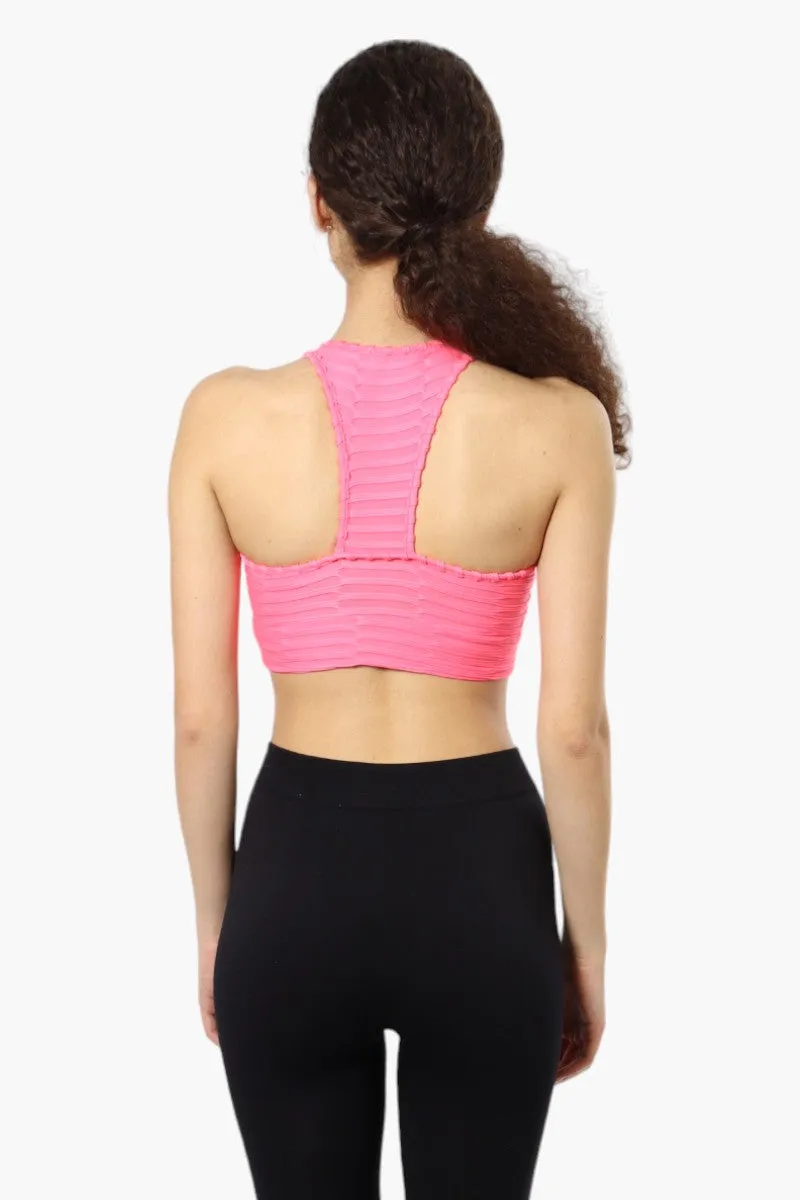 Toxika Basic Waffle Tank Top - Pink sold by Fairweather product image thumbnail 4