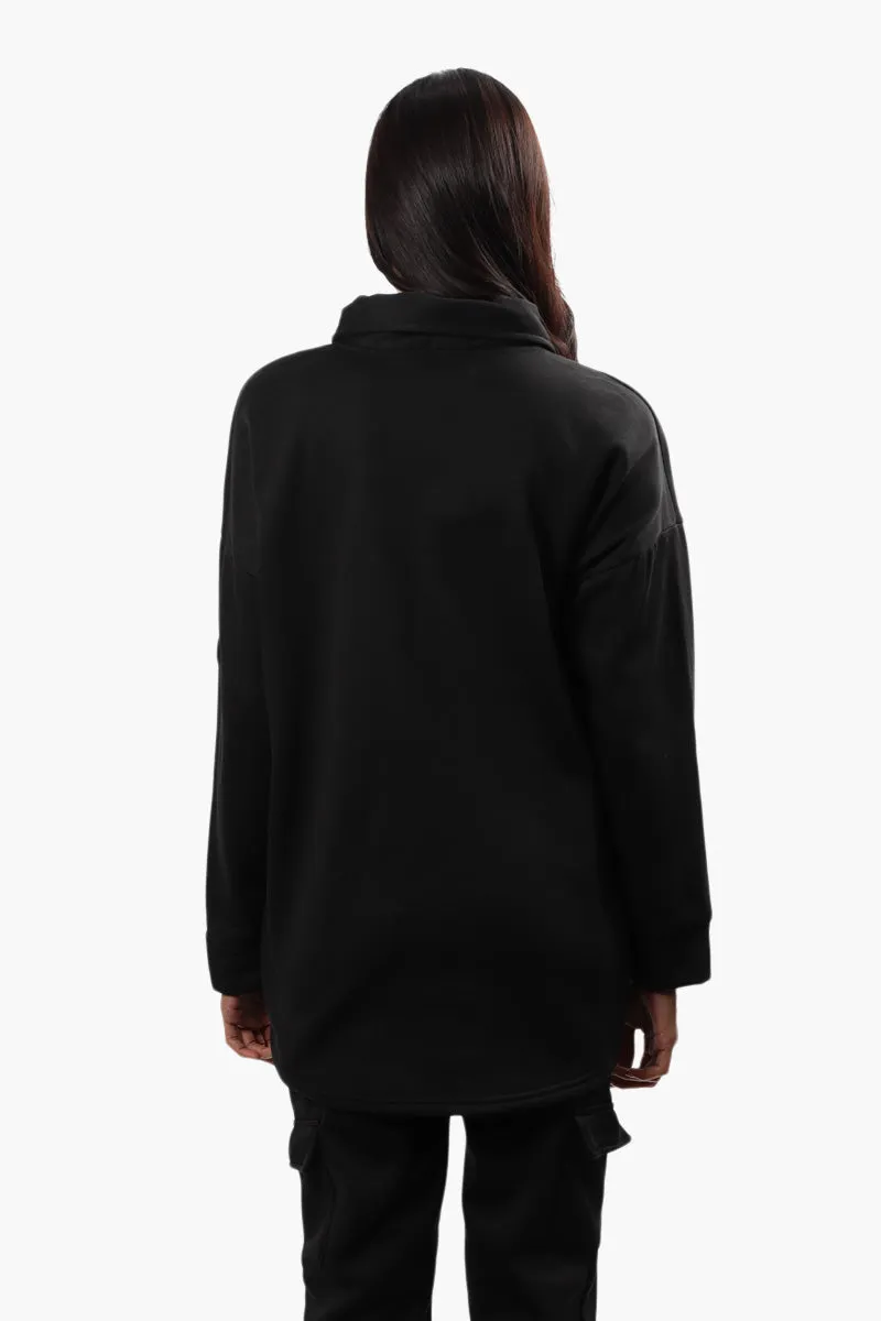 Canada Weather Gear Solid Front Pocket Shacket - Black sold by Fairweather product image thumbnail 4