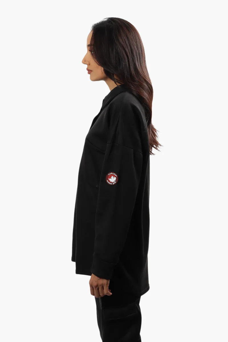 Canada Weather Gear Solid Front Pocket Shacket - Black sold by Fairweather product image thumbnail 3