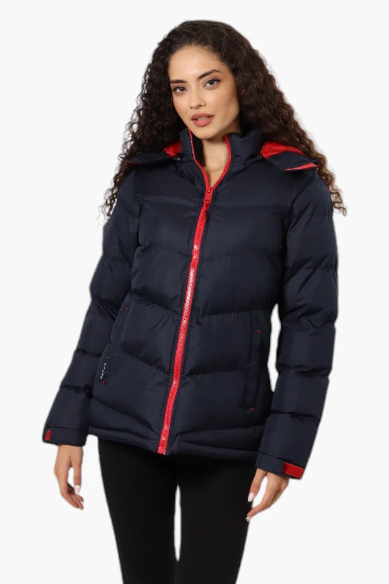 Canada Weather Gear Solid Bubble Bomber Jacket - Navy sold by Fairweather