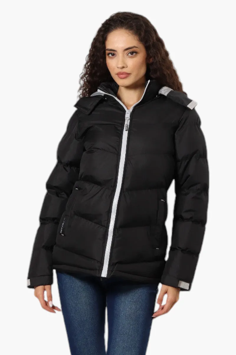 Canada Weather Gear Solid Bubble Bomber Jacket - Black sold by Fairweather