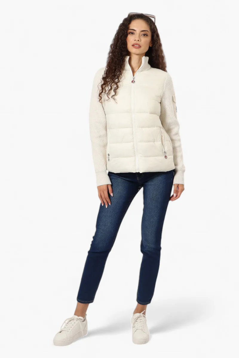 Canada Weather Gear Sweater Knit Polyfill Lightweight Jacket - White sold by Fairweather product image thumbnail 2