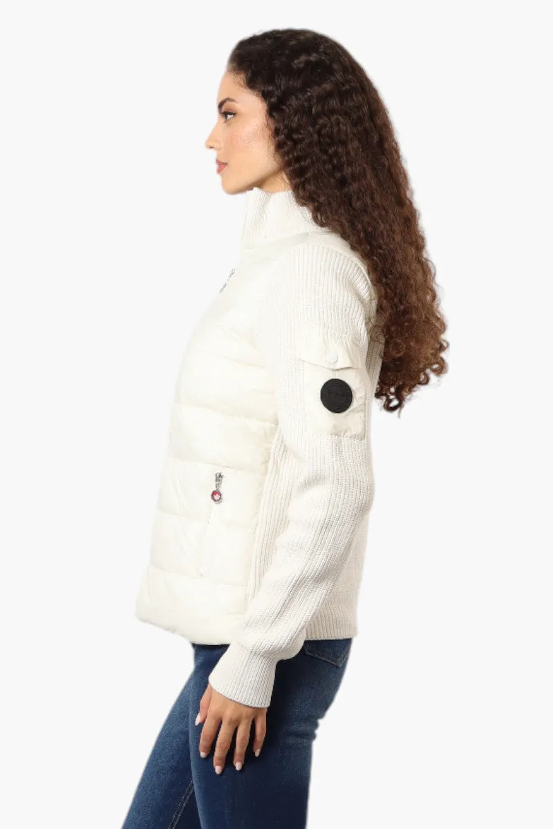 Canada Weather Gear Sweater Knit Polyfill Lightweight Jacket - White sold by Fairweather product image thumbnail 3