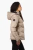 Canada Weather Gear Solid Bubble Bomber Jacket - Taupe sold by Fairweather