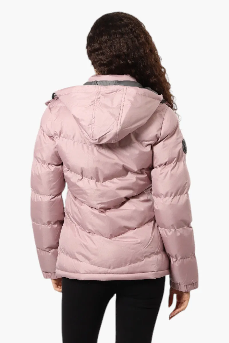 Canada Weather Gear Solid Bubble Bomber Jacket - Pink sold by Fairweather product image thumbnail 4