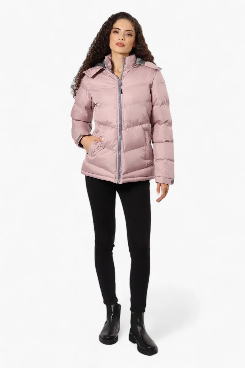 Canada Weather Gear Solid Bubble Bomber Jacket - Pink sold by Fairweather product image thumbnail 2