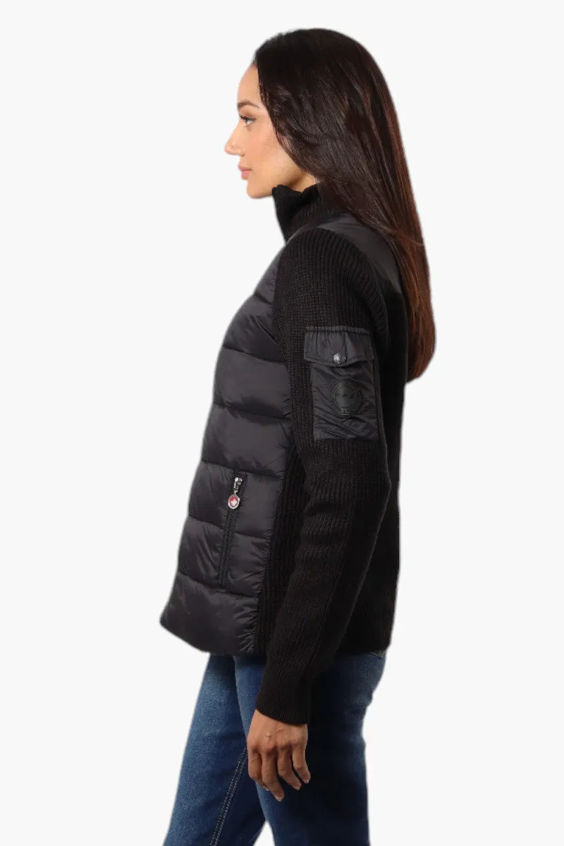 Canada Weather Gear Sweater Knit Polyfill Lightweight Jacket - Black sold by Fairweather product image thumbnail 3