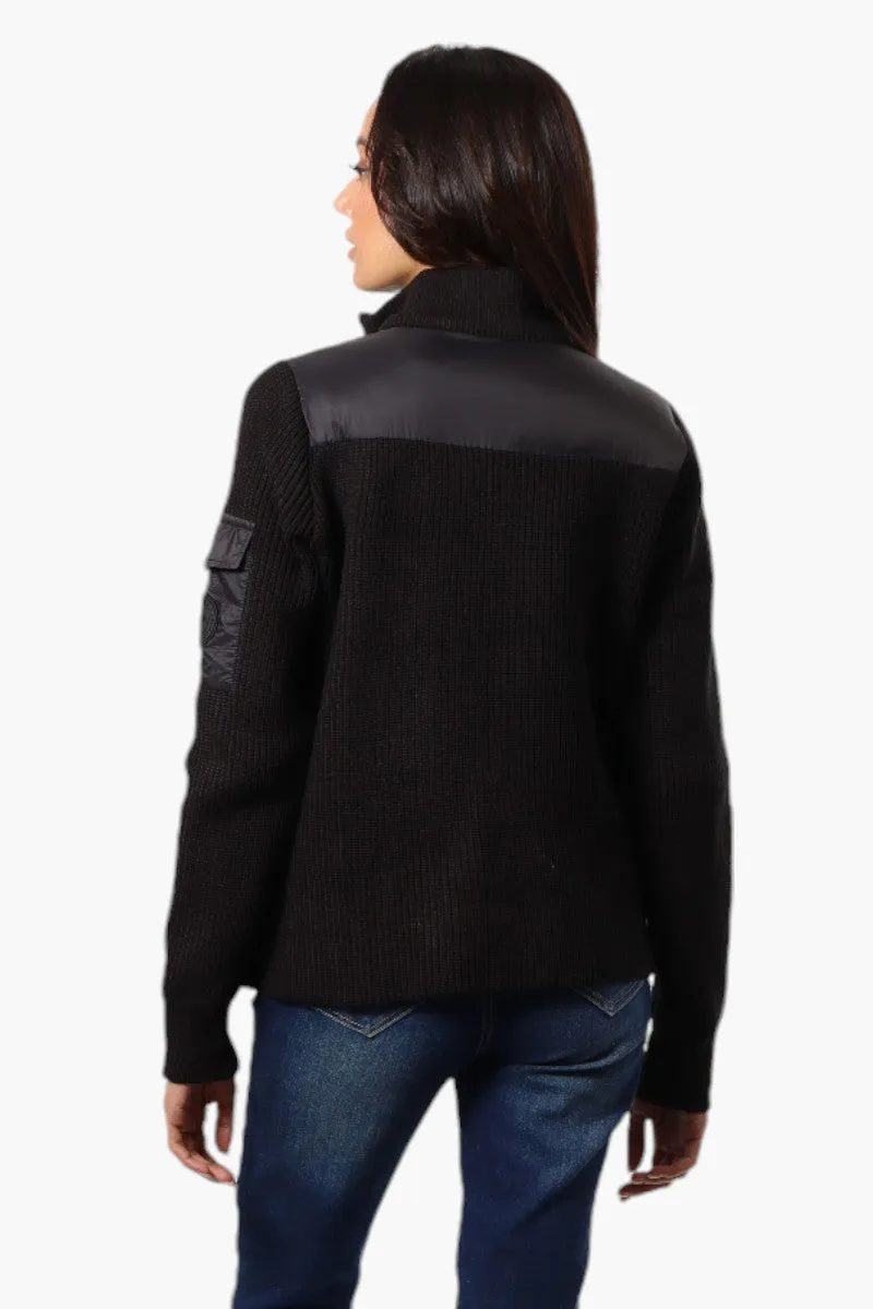 Canada Weather Gear Sweater Knit Polyfill Lightweight Jacket - Black sold by Fairweather product image thumbnail 4