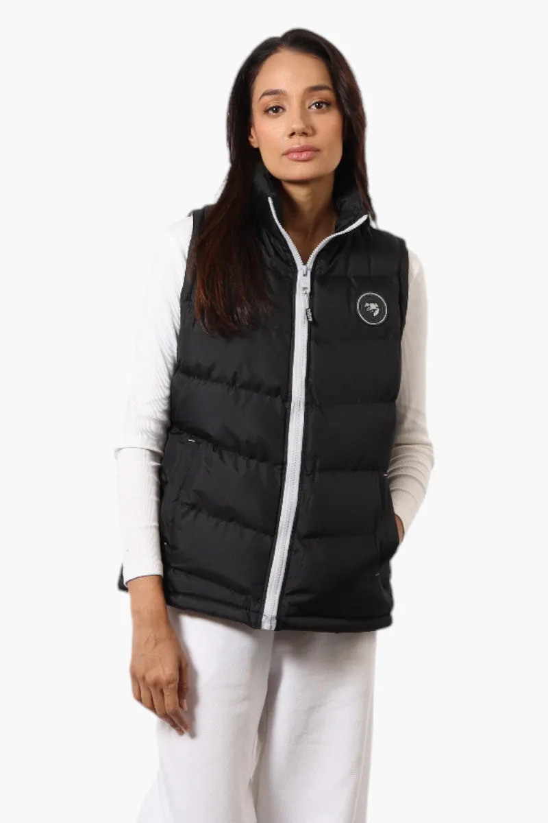 Super Triple Goose Solid Bubble Vest - Black sold by Fairweather