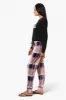 Canada Weather Gear Plaid Tie Waist Jogger Pajama Pants - Pink sold by Fairweather