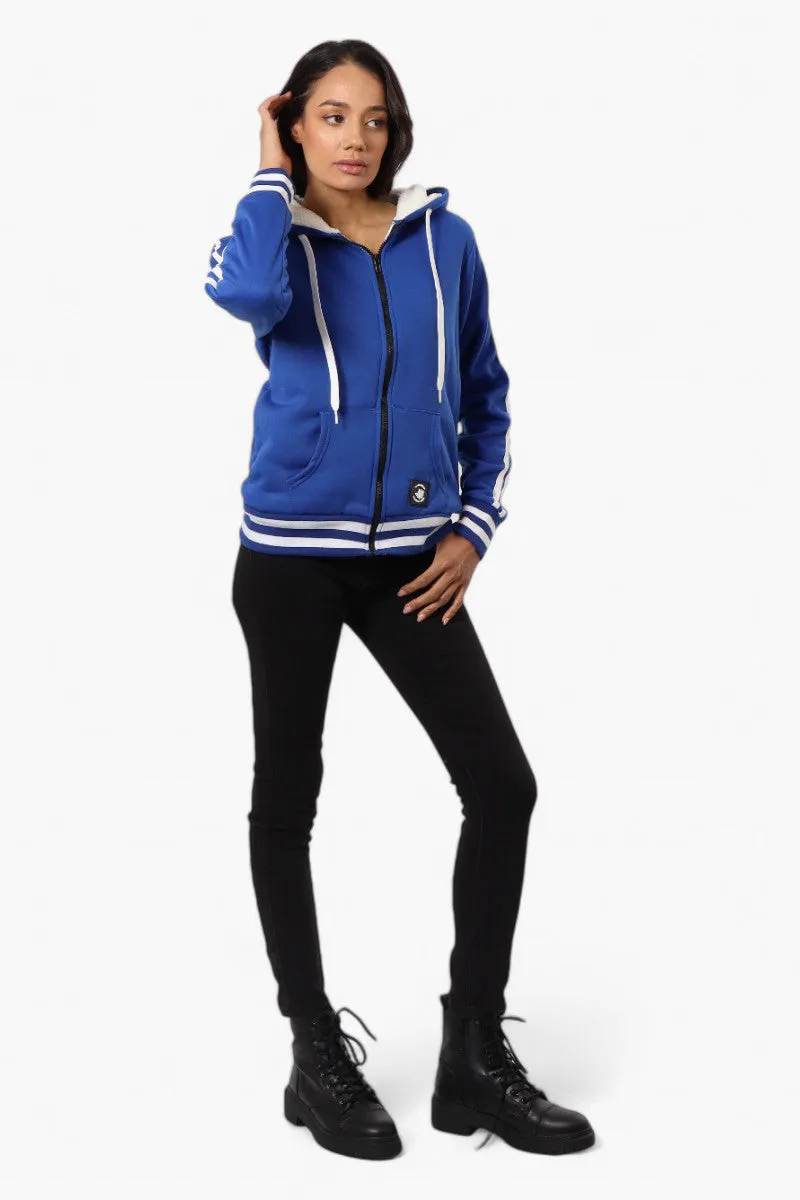 Canada Weather Gear Hooded Sherpa Lined Lightweight Jacket - Blue sold by Fairweather product image thumbnail 2