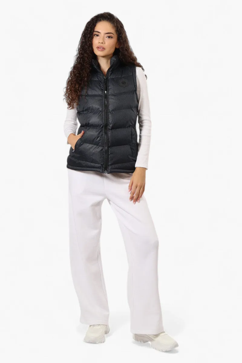 Super Triple Goose Grid Pattern Bubble Vest - Black sold by Fairweather product image thumbnail 2