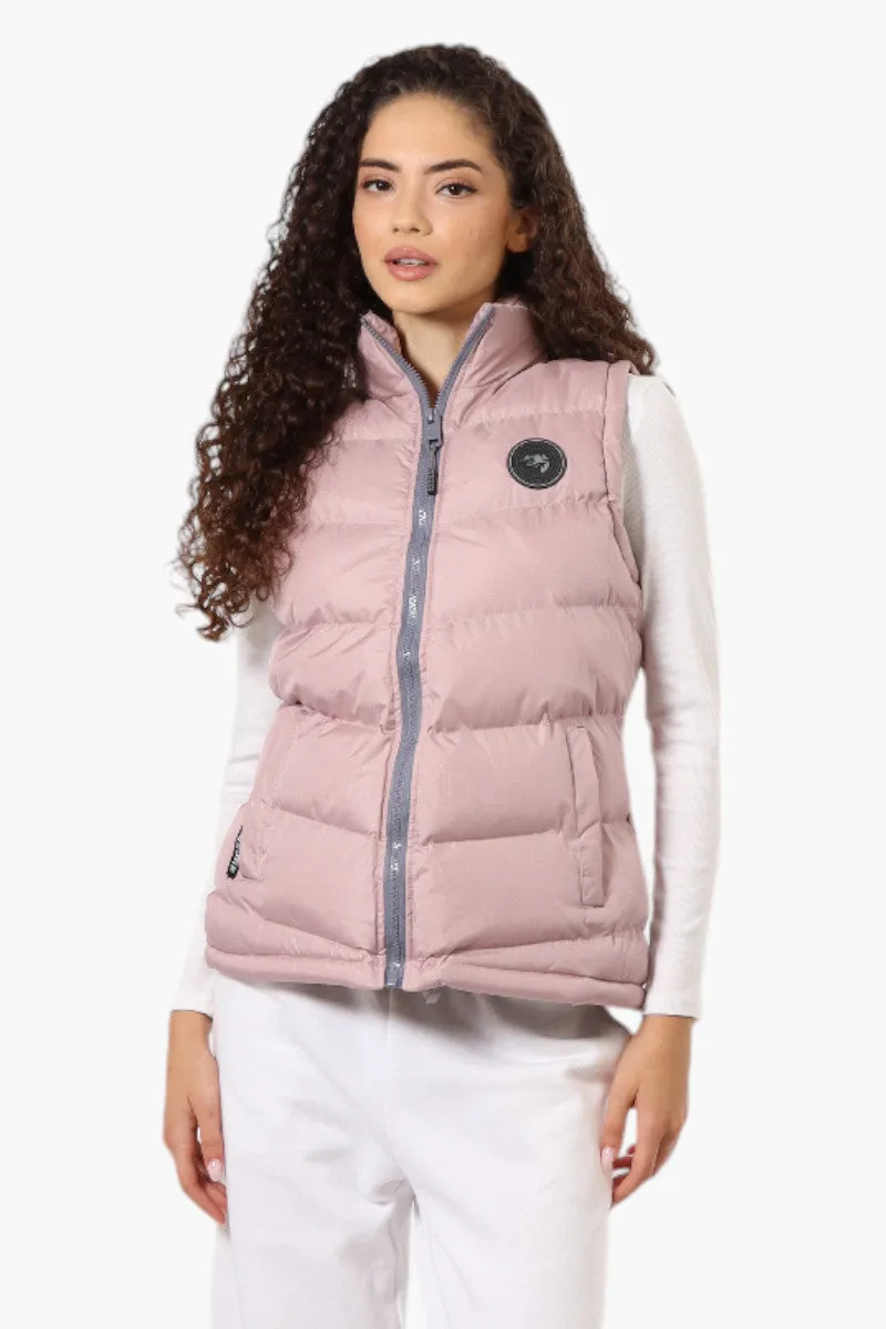Super Triple Goose Solid Bubble Vest - Pink sold by Fairweather