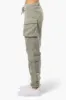 Fahrenheit Tie Waist 4 Pocket Cargo Joggers - Olive sold by Fairweather
