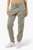 Fahrenheit Tie Waist 4 Pocket Cargo Joggers - Olive sold by Fairweather