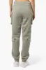 Fahrenheit Tie Waist 4 Pocket Cargo Joggers - Olive sold by Fairweather