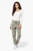Fahrenheit Tie Waist 4 Pocket Cargo Joggers - Olive sold by Fairweather