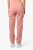 Fahrenheit Tie Waist 4 Pocket Cargo Joggers - Pink sold by Fairweather