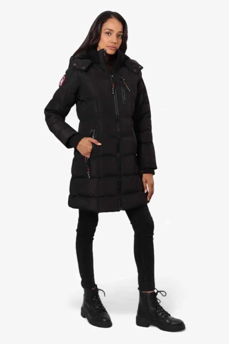 Canada Weather Gear 3/4 Length Bubble Parka Jacket - Black sold by Fairweather product image thumbnail 2