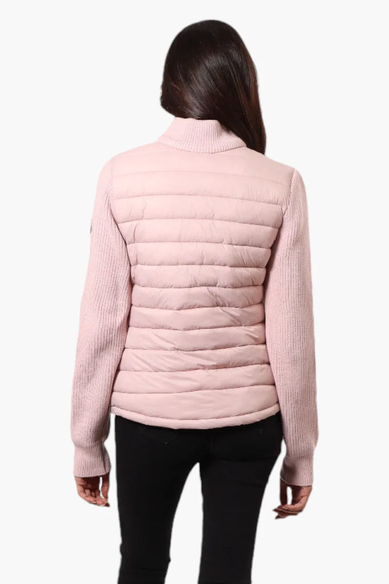 Canada Weather Gear Sweater Knit Zip Up Lightweight Jacket - Pink sold by Fairweather product image thumbnail 4