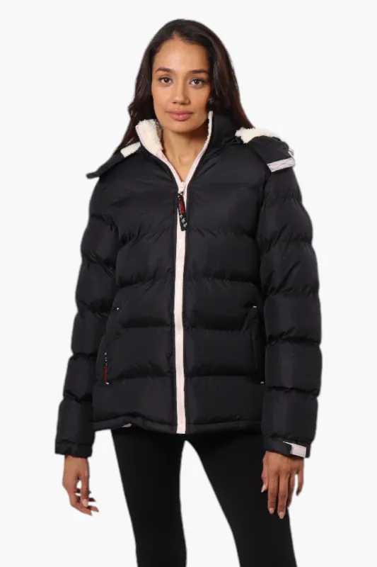 Canada Weather Gear Solid Bubble Bomber Jacket - Navy sold by Fairweather